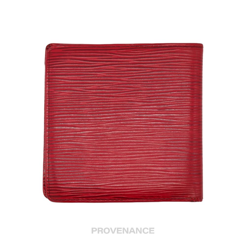 🔴 Louis Vuitton Marco Wallet - Red Epi Leather - Picture 2 of 9